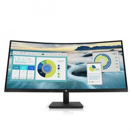 HP LCD P34hc 34"/3440x1440/5ms/250nits/3500:1/DP/HDMI/USB-C(DP, 65W out)/USB 3.2 4x/3w/Repro