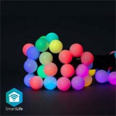 Nedis WIFILP02C48 SmartLife světelný řetěz | Wi-Fi | RGB | 48 LED's | 10.80 m | Android™ / IOS