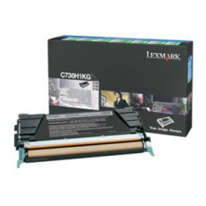 C736, X736, X738 Black High Yield Return Programme Toner Cartridge  (12K)