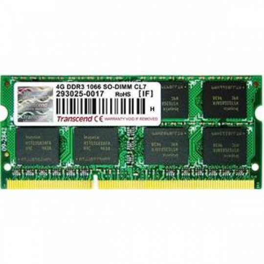 Transcend 4GB DDR3 1066 SO-DIMM 2Rx8