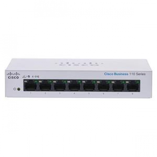 CBS110 Unmanaged 8-port GE, Desktop, Ext PS