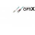 OPTIX LC-ST Optický patch cord 50/125 3m Duplex OM3