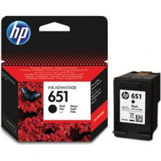 HP Ink Cartridge 651/Black/600 stran