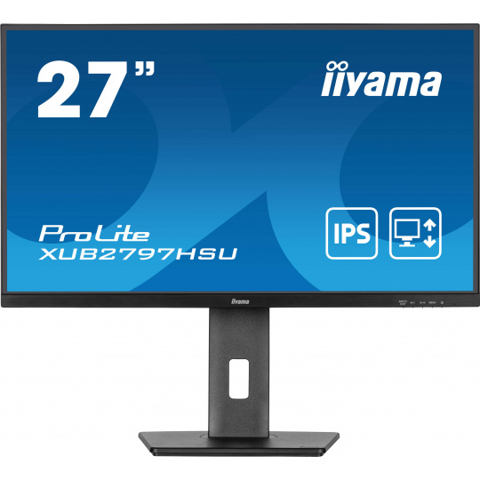 iiyama ProLite/XUB2797HSU-B2/27"/IPS/FHD/100Hz/1ms/Black/3R