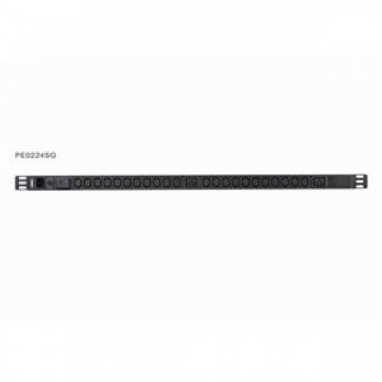 Aten PE0224S 0U Basic PDU s přepěťovou ochranou 16A Vstup C20 Výstup 22xC13 2xC19