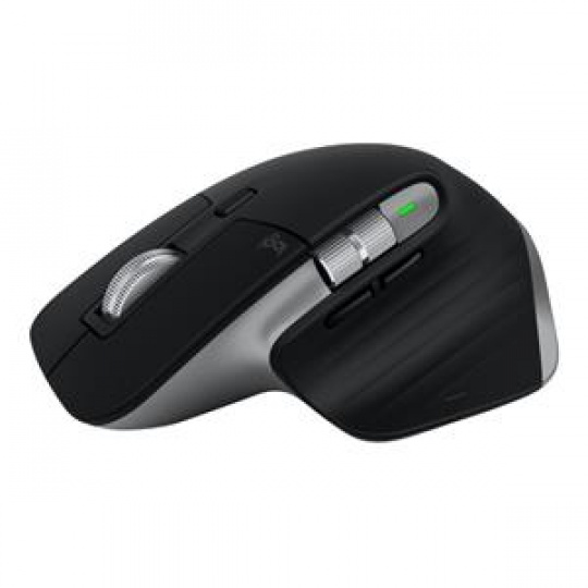 LOGITECH Master Series MX Master 3S for Mac Mouse ergonomic optical 7 buttons wireless Bluetooth 2.4 GHz space grey for