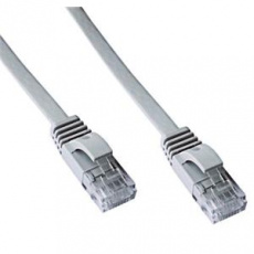 DATACOM Patch cord UTP CAT6 0,5m šedý FLAT plochý