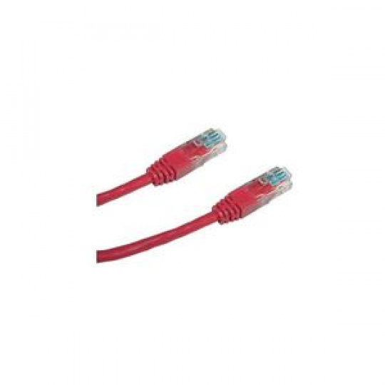 DATACOM Patch cord UTP CAT6 0,5m červený