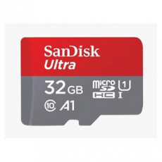 SanDisk MicroSDXC karta 32GB Ultra (120 MB/s, A1 Class 10 UHS-I, Android) + adaptér