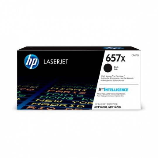 HP toner 657X/Black/28 000 stran