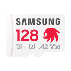 Samsung micro SDXC 128GB PRO plus Sonic + SD/micro SDXC/128GB/UHS-I U3 / Class 10/+ Adaptér/Bílá