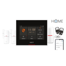 iGET HOME X5 - Inteligentní Wi-Fi/GSM alarm, v aplikaci i ovládání IP kamer a zásuvek, Android, iOS