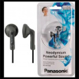 Panasonic RP-HV104E-K, drátové sluchátka, do uší, 3,5mm jack, kabel 1,2m, černá