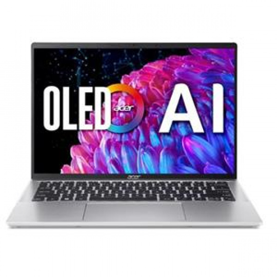 Acer Swift Go 14 (SFG14-72-771B) Ultra 7 155H/32GB/1TB SSD/14" WQ2.8K OLED/Win11 Home/ stříbrná