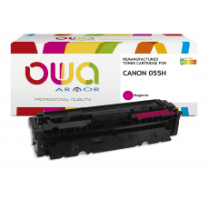 OWA Armor toner kompatibilní s Canon CRG-055H M, 5900st, červená/magenta