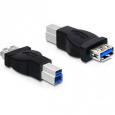 DeLock adaptér USB 3.0-B samec na USB 3.0 A samice