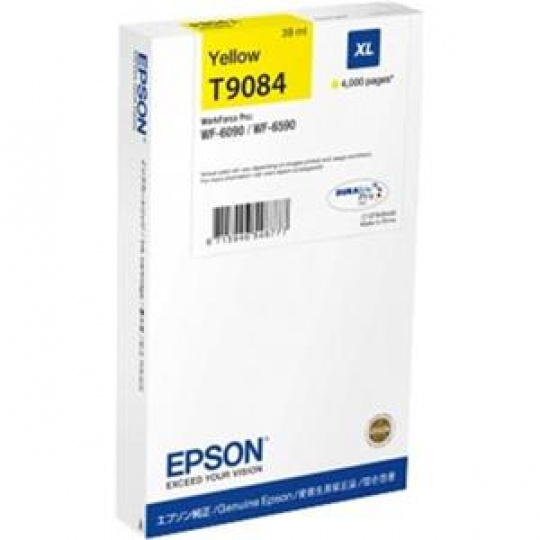 EPSON cartridge T9084 yellow  XL (WF-6xxx)