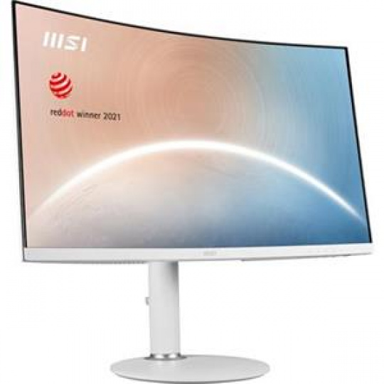 MSI monitor Modern MD271CPW, 27" zakřivený/1920 x 1080 (FHD)/VA/4ms/3000:1/250cd / m2/ HDMI/USB C/bílá