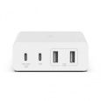 Belkin BOOST CHARGE™ 108W 4-portová USB-C Power Delivery GaN nástěnná nabíječka (USB-C 96W + USB-A 12W), bílá