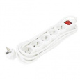 OMEGA POWER EXTENSION CORD 3,0M 16A 5 SOCKET TYPE E FRENCH WHITE