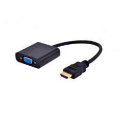 Gembird Adapter HDMI-A - VGA (M/F), černý