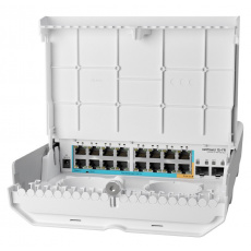 Switch Mikrotik netPower 15FR CRS318-1Fi-15Fr-2S-OUT 16x LAN, 2x SFP, reverzní POE