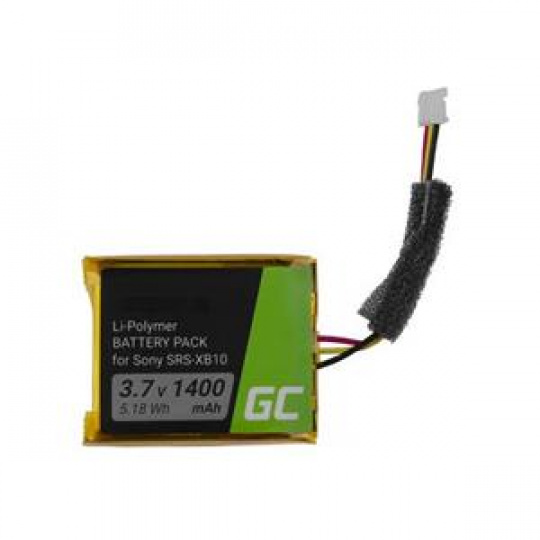 Green Cell Battery CP-XB10 SF-08 for Bluetooth Speaker Bluetooth Sony SRS-XB10 SRS-XB12 Extra Bass 1400mAh 3.7V Li-Polymer