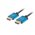 LANBERG HDMI M/M 2.0 kabel 0.5M 4K černý úzký