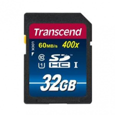 Transcend 32GB SDHC (Class10) UHS-I 400X (Premium) paměťová karta