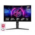 MSI Gaming monitor MPG 275CQRXF 27" Rapid VA zakřivený/2560x1440 WQHD/240Hz/0,5ms/2XHDMI/DP/USB-A,B,C/Výšk.nast./černá