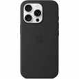 iPhone 16 Pro Max Silicone Case with MS - Black