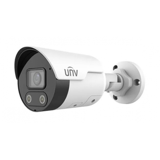 Uniview IPC2124LE-ADF28KMC-DL, 4Mpix IP kamera, bullet, objektiv 2,8 mm (97°), IR+bílý přísvit 30m