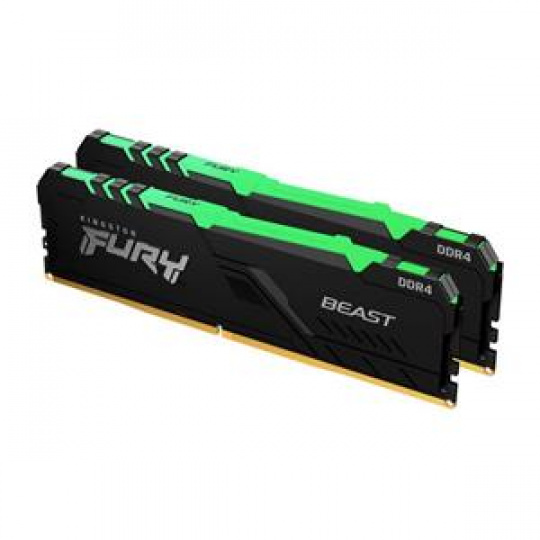 KINGSTON 64GB 3600MHz DDR4 CL18 DIMM (Kit of 2) FURY Beast RGB