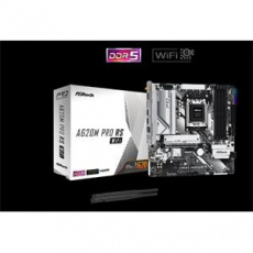 ASROCK MB A620M PRO RS WIFI (AM5, amd A620, 4xDDR5, PCIE 4.0, HDMI+DPort, 4xSATA3 +2xM.2, USB3.2 G1, GLAN, mATX)