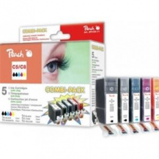 PEACH kompatibilní cartridge Canon PGI-5 / CLI-8 MultiPack, 2xBlack, Cyan, Magenta, Yellow, 26 ml, 4x14 ml