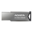 ADATA UV350/256GB/USB 3.2/USB-A/Stříbrná