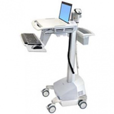ERGOTRON StyleView® EMR Laptop Cart, Powered, pojízdný multifunkční stojan vč energie
