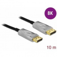 Delock Aktivní optický kabel DisplayPort 1.4 8K 10 m