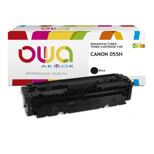 OWA Armor toner kompatibilní s Canon CRG-055H BK, 7600st, černá/black