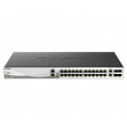 D-Link DMS-3130-30TS/E L3 Stck. Mng. switch 24x 2,5GBASE-T, 2x 10GBASE-T, 4x 25G SFP28