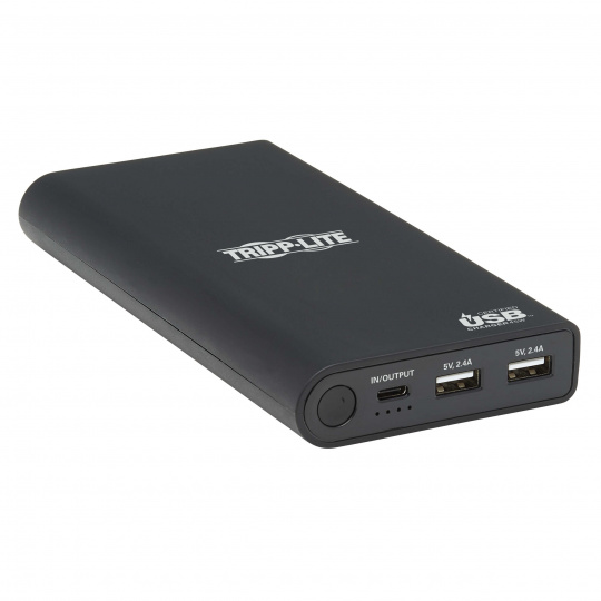 Tripplite Power Bank, přenosná nabíječka, 1x USB-C PD, 2x USB-A, 20100mAh, Li-Ion, USB-IF, černá