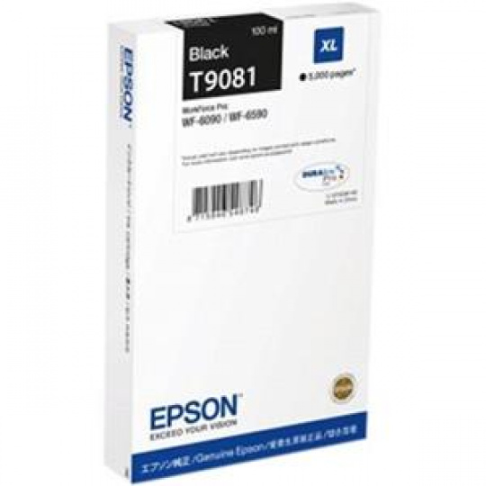 EPSON cartridge T9081 black  XL  (WF-6xxx)