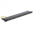 Delock 19” Patch Panel 24 Port Cat.6 0.5 U black