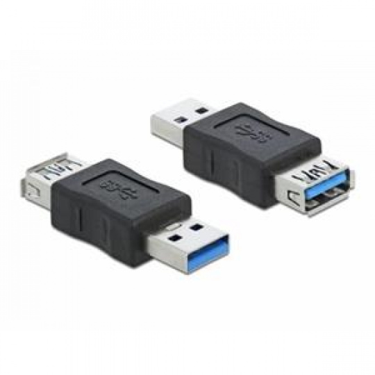 Delock Blokátor přenosů dat ze zástrčkového adaptéru USB 3.0 Typu-A na zásuvkový Typu-A