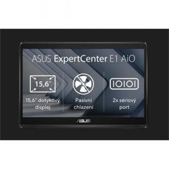 ASUS ExpertCenter E1 AiO N4500/4GB/128GB SSD/15,6" FHD/Touch/2yr Pick up & Return/W11P/Černá