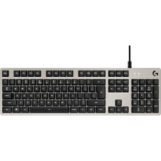 Logitech G413/Drátová USB/US layout/Stříbrná