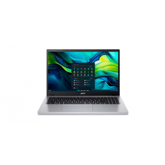 Acer Aspire Go 15/AG15-31P-C1G2/N100/15,6"/FHD/4GB/128GB UFS/UHD/W11S/Silver/2R