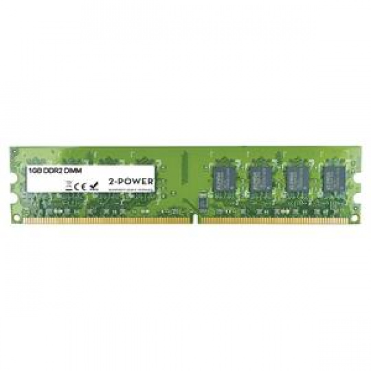 2-Power 1GB PC2-6400U 800MHz DDR2 Non-ECC CL6 DIMM 1Rx8 ( DOŽIVOTNÍ ZÁRUKA )