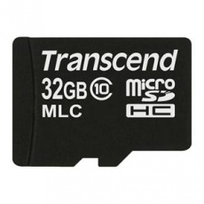 Transcend 32GB microSDHC (Class 10) MLC průmyslová paměťová karta (bez adaptéru), 20MB/s R, 16MB/s W