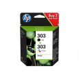 HP Ink Cartridge 303/Black/Tricolor/200/165 stran/2-Pack